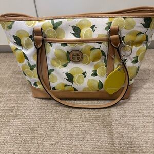 NWT Giani Bernini Canvas Fruit purse